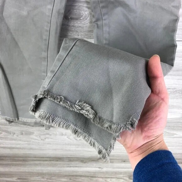 NIC+ZOE Women's Colored Step Denim Pant in Grey Size 6 - Picture 4 of 7